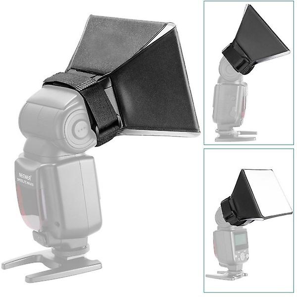 Bærbar Mini Foldbar Flash Diffuser Softbox Reflektor Til SLR Speedlight