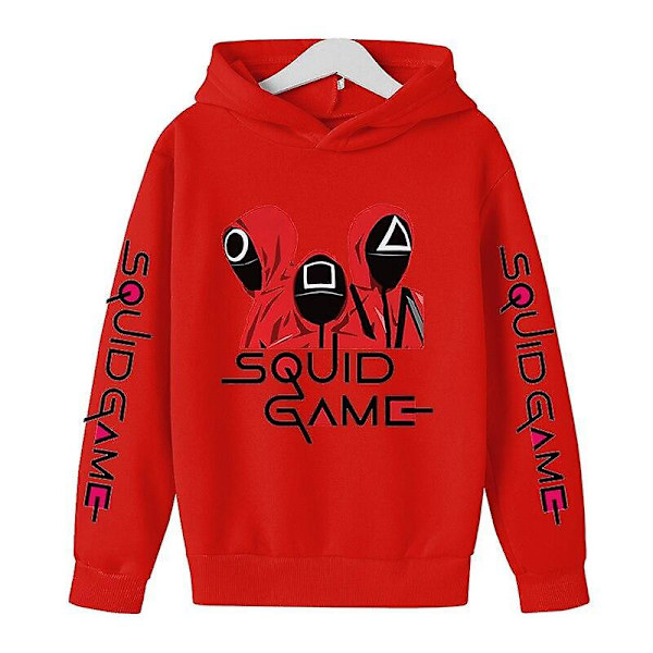 Barn huvtröja pojkar flickor mode squidgame jul Squid game17 140