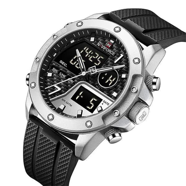 [LCS] Miesten ylelliset urheilukellot Black