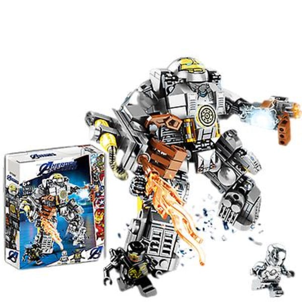 Avengers Minifigur Jern Base Mecha Mand Pædagogisk Legetøjsmodel