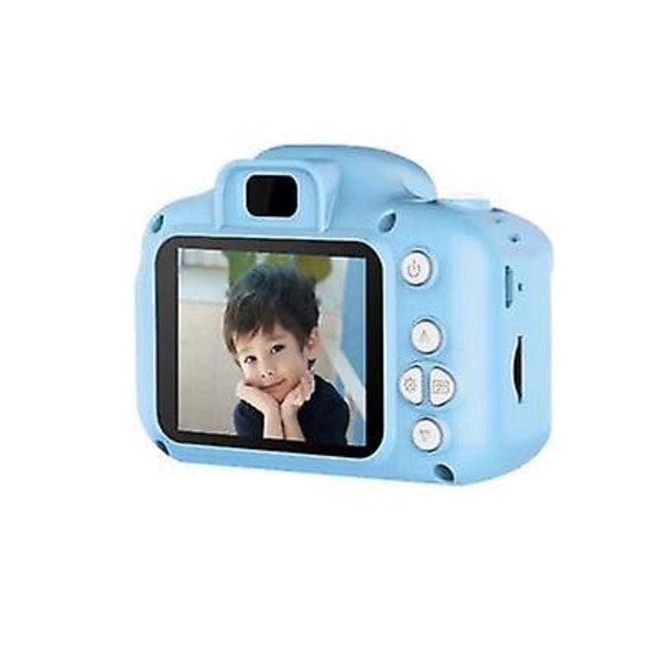 Digitalt kamera for barn, for gutter og jenter i alderen 3 til 9 år, HD-kamera blue