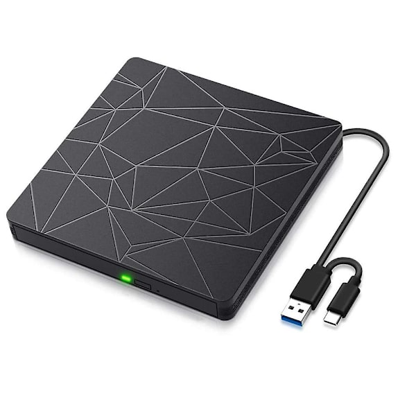 USB 3.0 & Type C DVD-asema, CD-poltin, ulkoinen DVD-RW-soitin/kirjoitin