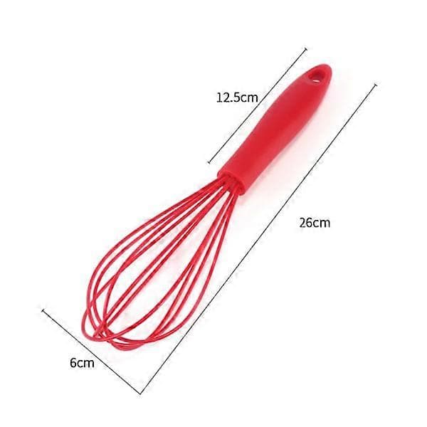 [LCS] Premium Silikonebelagt Piskeris, 26,7 cm, Rød.