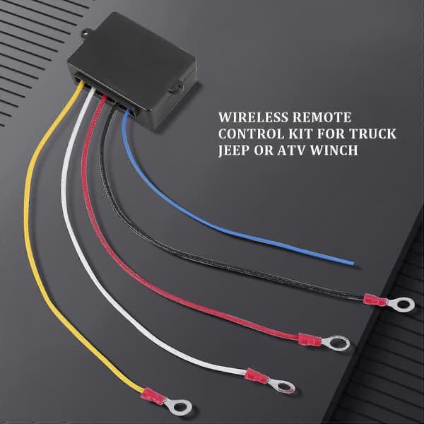 12v Vinsch Fjärrkontroll Kit Handenhet Kompatibel Bil Atv Suv Utv Universal