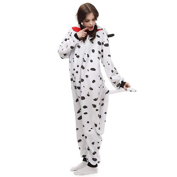 Reedca Totoro Aikuisten Onesie Halloween Cosplay Asut Anime Pyjamat Yhteensopiva Naisten Ja Tyttöjen Kanssa, napitus Dalmatian M