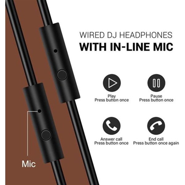 OneOdio PRO 30 trådbundna hörlurar Smartphone / PC-kompatibel-Si
