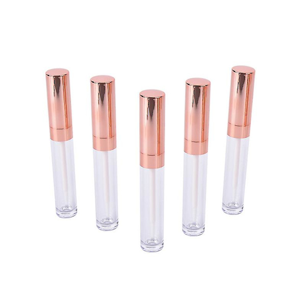 4 stk. 6 ml Vakker Tom Lipgloss Tube Leppepomade Flaske