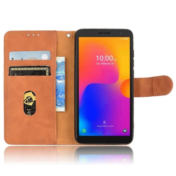 Til Alcatel 1B (2022) Telefoncover Brown