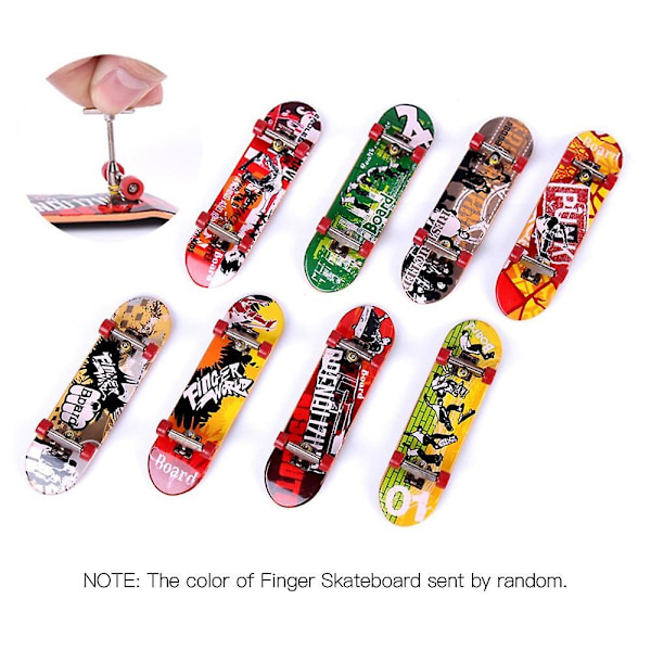 Mini Finger Skateboarding Bräda Skatepark Kit Barn Lekplats Kombination