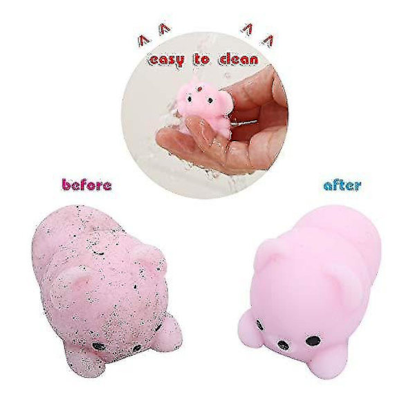 36 st Squishies Squishy leksak 24 st festfavörer för barn mochi sq