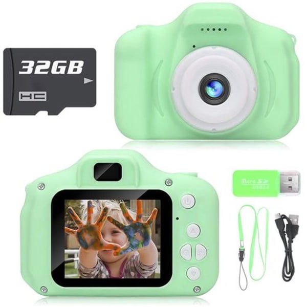 Mini LCD-kamera 2.0 Barnkamera Sport Barnkamera 32G SD-kort