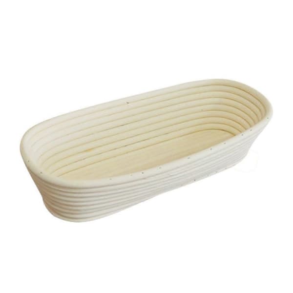 Oval Brød Hævekurv - 17x12x6cm