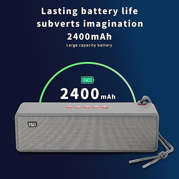 Kannettavat Bluetooth-kaiuttimet Tehokas Soundbar HiFi Subwoofer-järjestelmä|Kannettavat kaiuttimet (sininen)