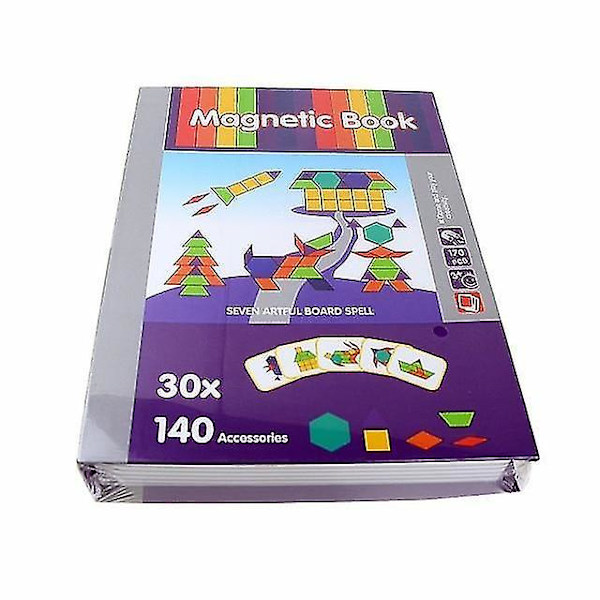 Magnetisk Bok Hjärnträningsspel Stavningspussel Pedagogiska Leksaker