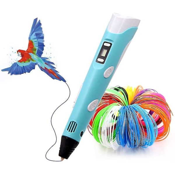 3d-pennor 3d-utskriftspenna innehåller 20 färger Pla-filament med USB