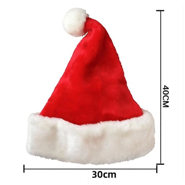 Julhatt Vuxna Tomtehatt Julhelg Hatt 4-pack