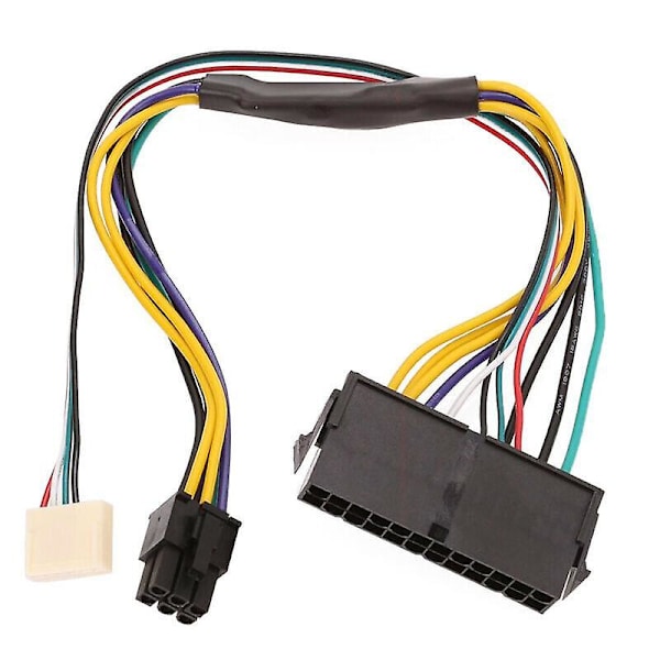 30 CM ATX Main 24-Pin til 6-Pin PSU Strømadapterkabel 18AWG Kompatibel med HP Z220 Z230