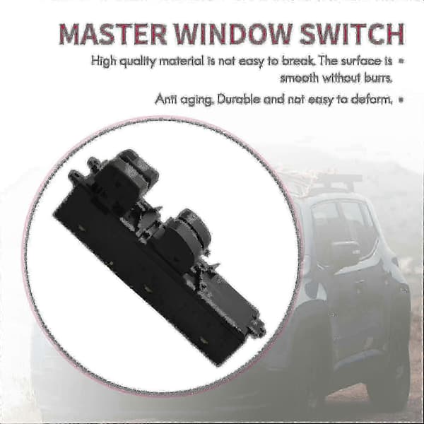 Kompatibel med Isuzu D-max Dmax 2011-2019 Elektrisk hovedafbryder til elruder
