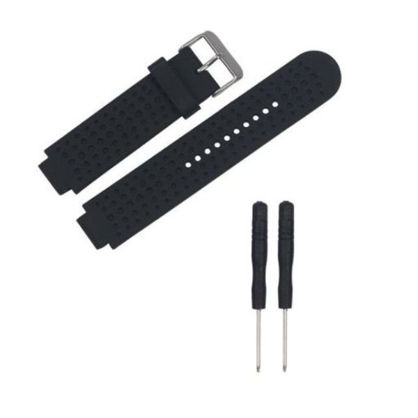 Garmin Forerunner 25 Silikoniranneke Musta