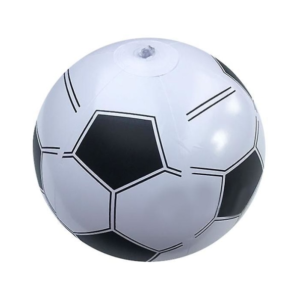 Beach Ball uppblåsbara färgglada fjäder paljetter Uppblåsbar fotboll Black