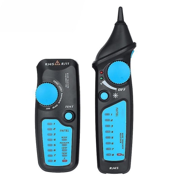 BSIDE FWT81 RJ11 / RJ45 Telefonledningstracker Toner Ethernet LAN Nettverkskabeltester
