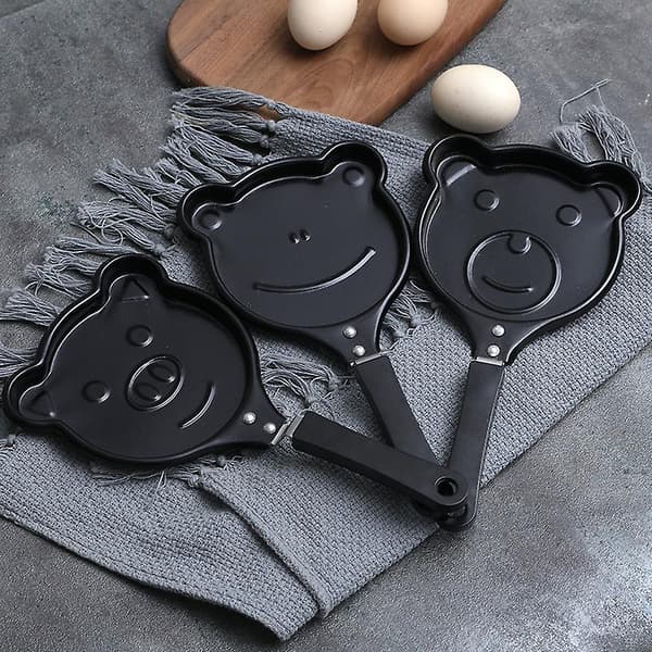 [LCS] Pannekakeformer for barn Pannekakepanne Mini Pannekakemaker Barn Pannekakepanneform Non-stick Pannekake Frog