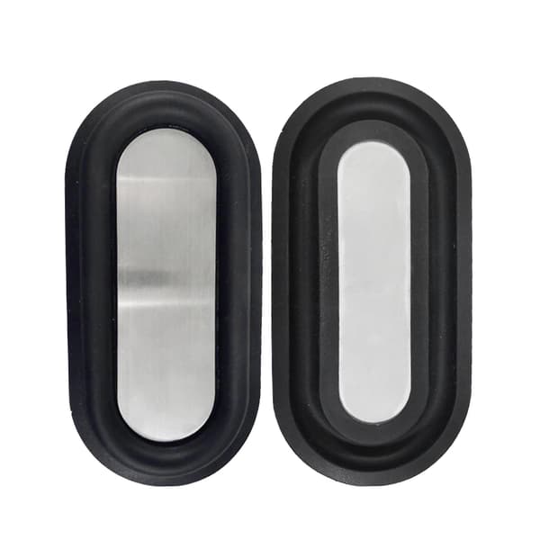 [LCS]2PCS Subwoofer Bas Passiv Radiator Passiva Membran för Förbättrad Låg Volym Silver