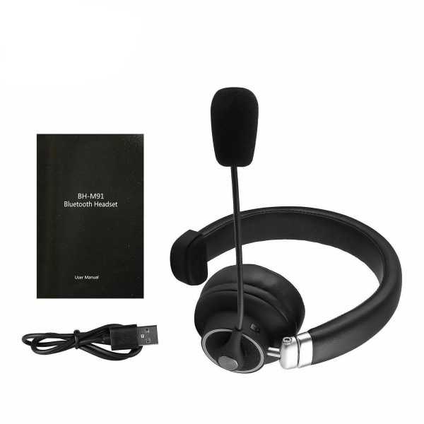 Bluetooth 5.0 Trådløse Støyreduserende Hodetelefoner Enkelt Headset Lastebilsjåfør