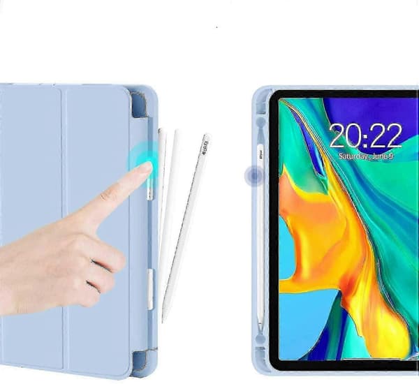 iPad Pro 11-tommers deksel med sterk magnetisk folding og justerbart stativ LIGHT BLUE