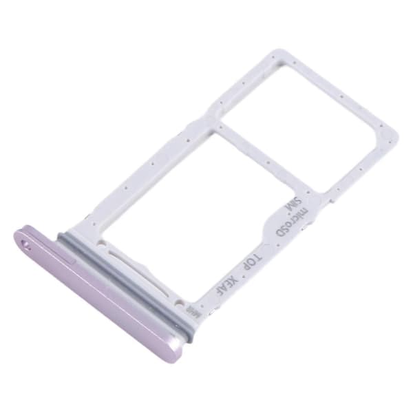 För Samsung Galaxy Tab A9+ Original SIM + Micro SD-kortfack Purple