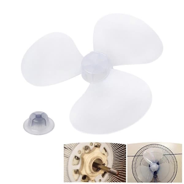 1 stk. ventilatorblad 3 blade stående piedestal gulvvæg white