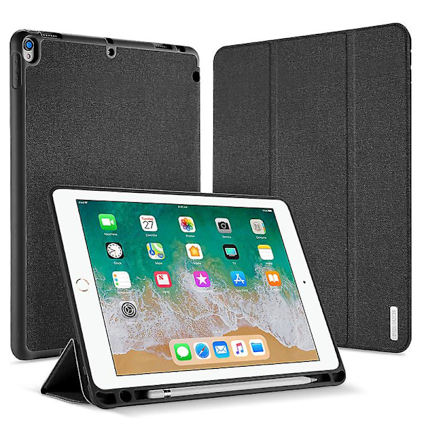 Etui til iPad Air3 10.5'' 2019 med penholder og automatisk våge/dvale Black