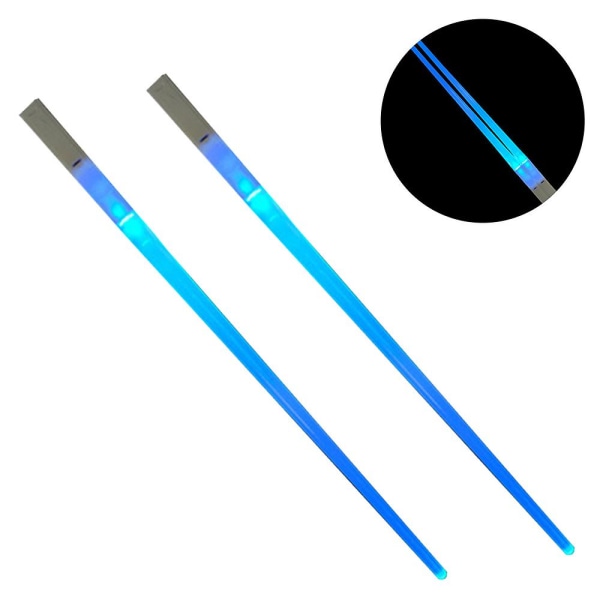 Led Luminous Chopsticks Light Stick Concert Artifact, blinkande S Blue