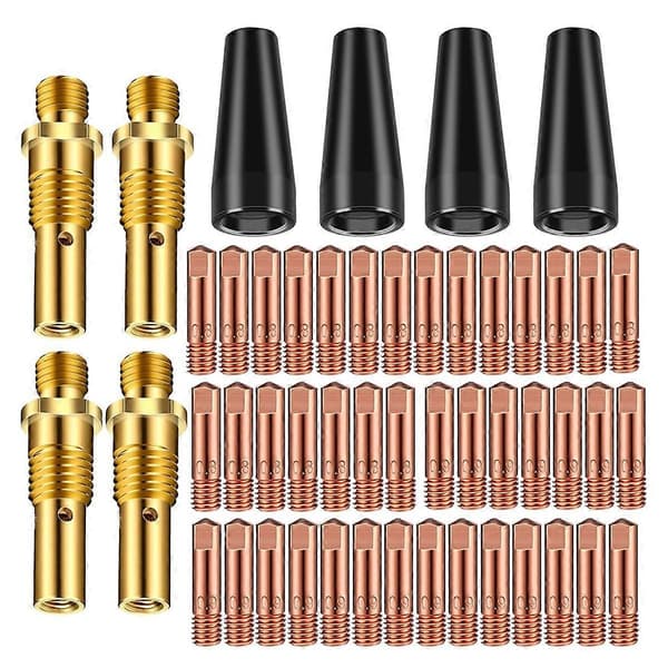 50 stk. Flux Core Gasless Dysetips Sæt, Mig Svejs pistol Tilbehør As Shown