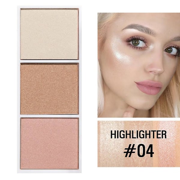 Ansiktskontur Puder Bronzer Smink Rouge
