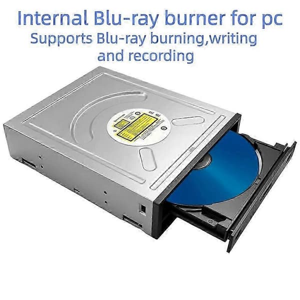 Intern Blu-ray-brænderdrev 12X BD 16X DVD 48X CD-skriver understøtter 3D Blu-ray-brænding Sata Desktop Computer Drive