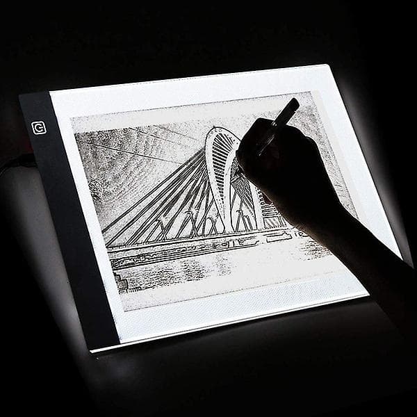 [LCS] Diamond Painting A5/A4 LED-lysplade dæmpbart lyspladesæt A4 Light Pad with stand