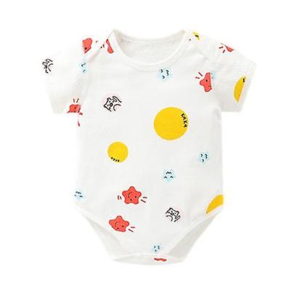 Baby kortärmad benlös bodysuit color dot full printing 73cm