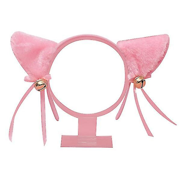 Fury Kattöron Hårband Med Bjällror Hår Cosplay Kostym pink
