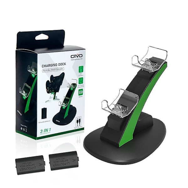Oivo stöd gamepad fjärrkontrollhållare för xbox series s x box controller stativ videospel tillbehör kommando joystick kit Black