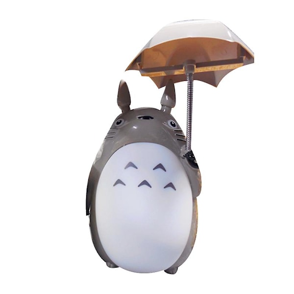 Min Nabo Totoro LED Oppladbar Bordlampe Lysstyrkejustering Øyebeskyttelse Nattlys 533 White Belly