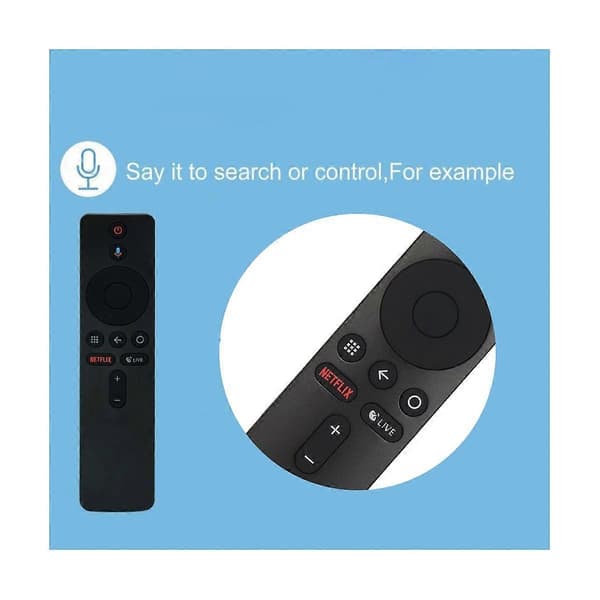 [LCS] Erstatningsstemmefjernkontroll for Mi Box S XMRM-006-kontroller Black