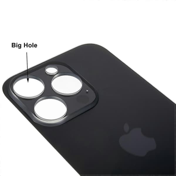 [LCS] Batteridæksel til iPhone 14 Pro Max, reparationsdel (Stort Hul)
