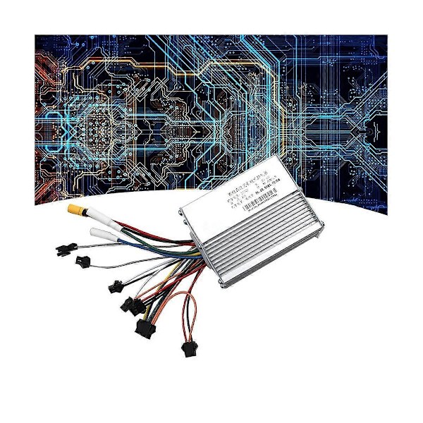 [LCS]Til JP 52V 25A Controller Børsteløs Motor Uden Hall Controller til JP Elektrisk Scooter Tilbehør Silver