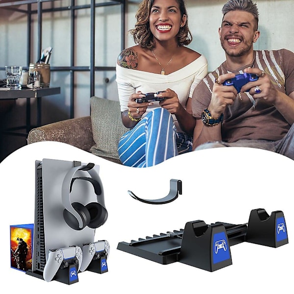 Laddningsstation för Sony PlayStation PS5 Handkontroller