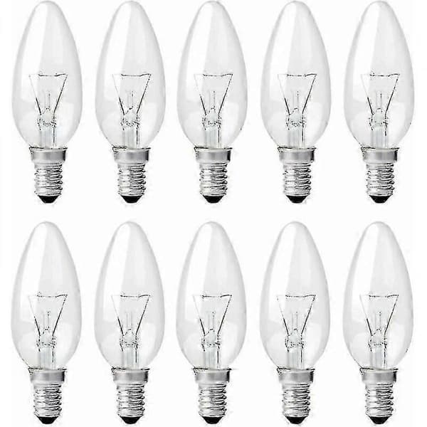 10-pack dimbara klara Edison-skruv 40W flamlampor