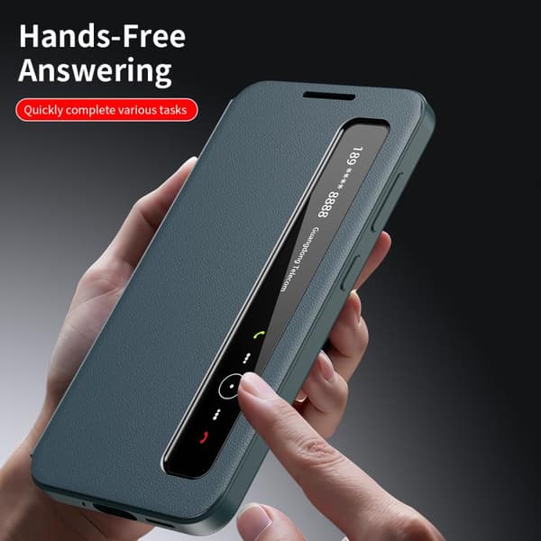 [LCS]Samsung Galaxy S26 5G Cover med Smart View Etui Grön