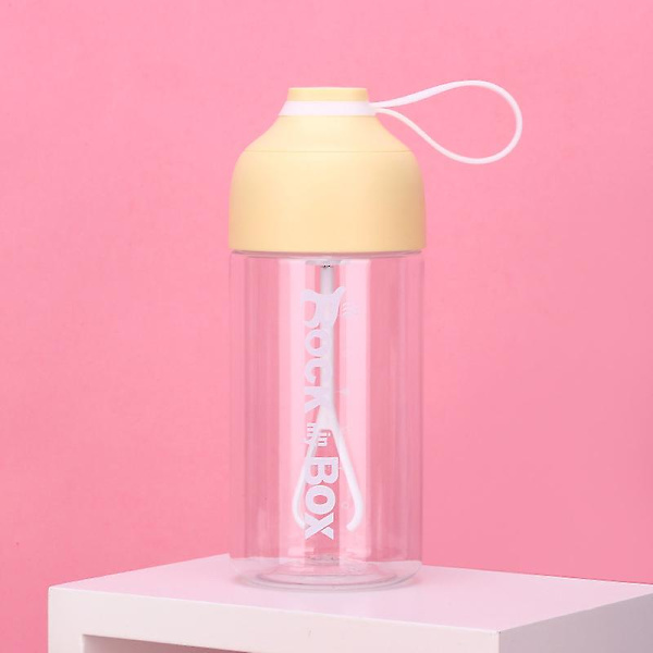 380ml Shaker Kopp Elektrisk Blender Protein Shaker Flaske Bryggepulver Bevegelse Miljøvennlig yellow The Wire Payment