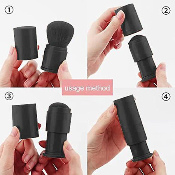 Sisäänvedettävä irtopuuterisivellin, teleskooppisivellin black