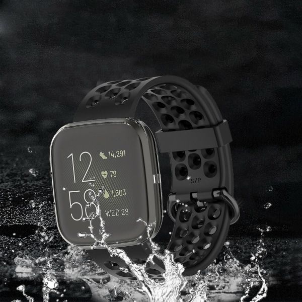 Fitbit Versa 2 Klocka Skärmskydd Fodral Orange